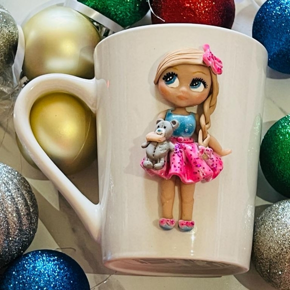 Coffee mug Christmas mug cute mugs dolls - Picture 3 of 15